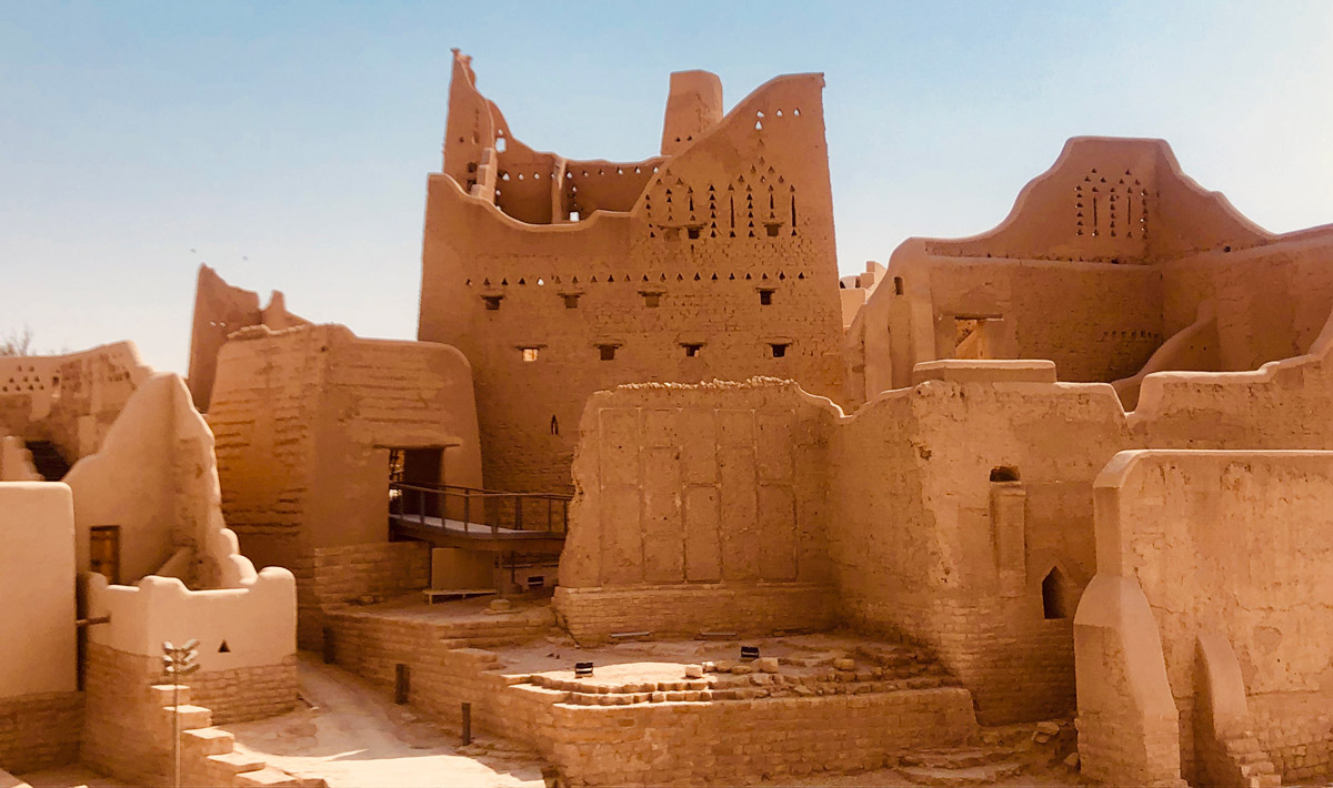 Ruins of an ancient city in Saudi Arabia