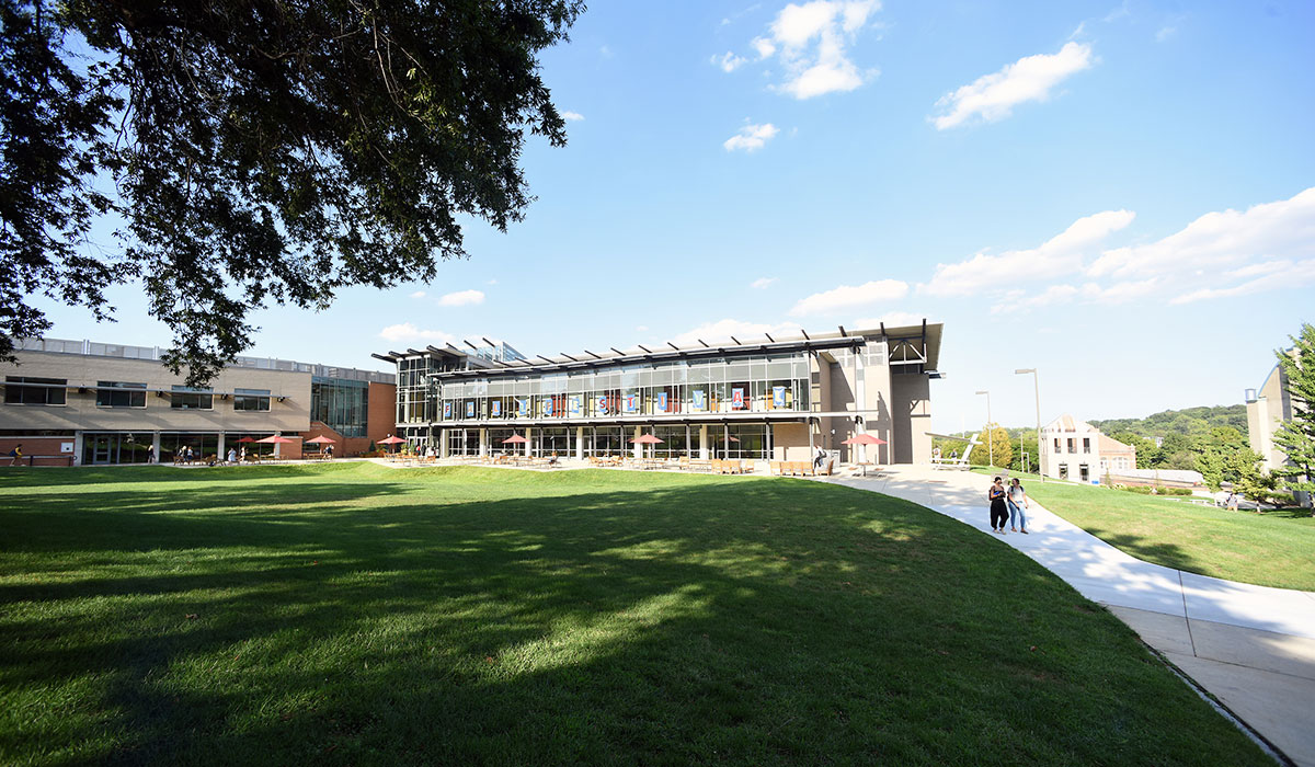 Exterior photo of the Edward J. Pryzbyla University Center